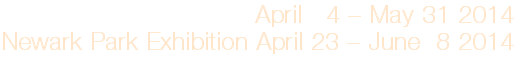 Spring Select Opening 14 April - 31 May